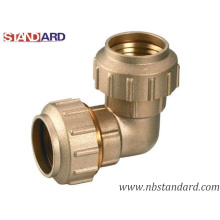 Brass PE Fitting/Equal Elbow/Brass Compression Fitting for PPR Pipe